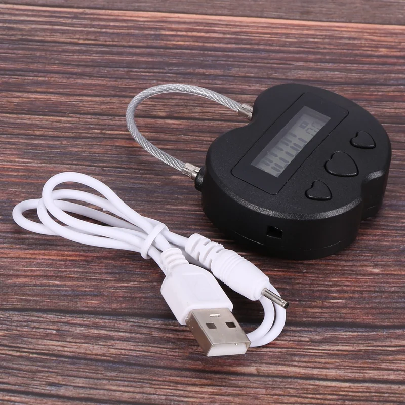Details about   Time Lock LCD Display Multifunction Travel Electronic Timer Waterproof USB 