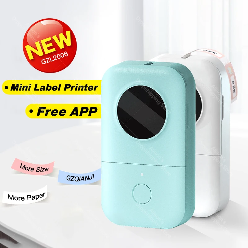 Термальный стикер Принтер для этикеток с Bluetooth Стикер штрих код этикетка принтер