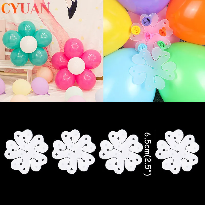 Flower Balloons Clips 5M Balloon Chain Glue Dot Birthday Party Wedding