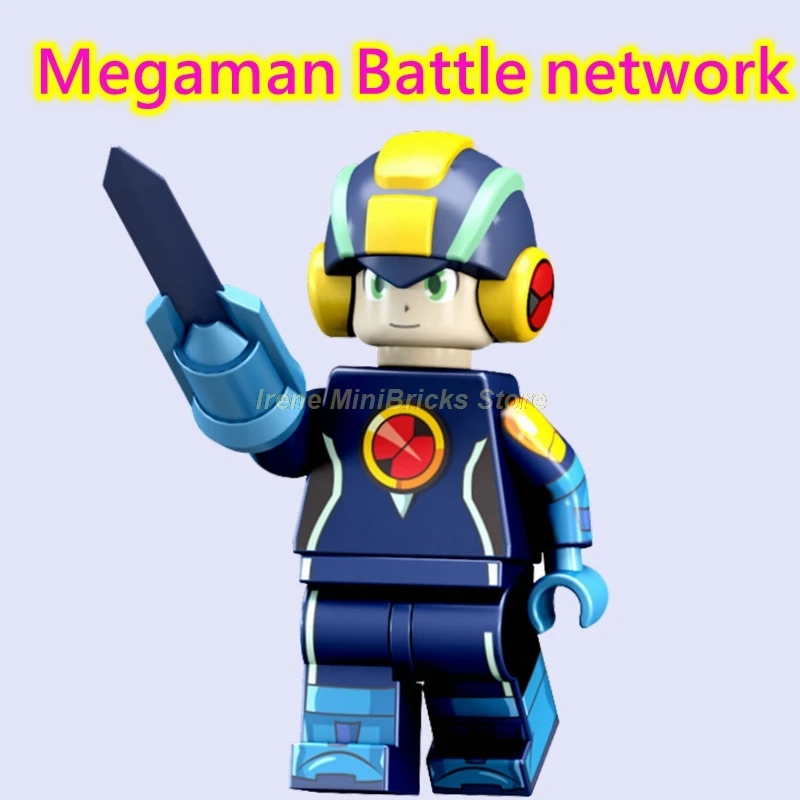 Игра мультфильм аниме милый Rockman Mega Man фигурки Хоббита подарок на день рождения строительные блоки кирпичи игрушки для детей Детские образования