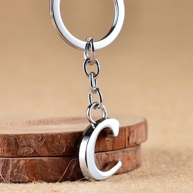 Designer Luxury Letter Key Chain Simple Letter Men Women Metal