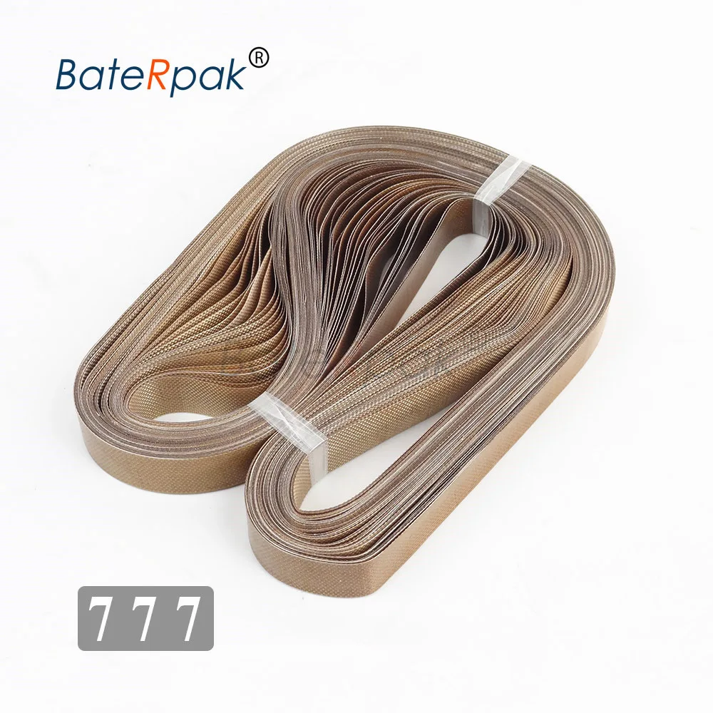 777*15*0.2mm BateRpak Band Sealer  Belt,P.T.F.E Resin Seamless Ring tape(Glass cloth impregnated with P.T.F.E) 50pcs/bag garden corner sofa with cushions green impregnated pinewood