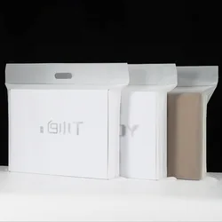 New 20Pcs/lot Matte Thicken Express Bags Portable Clothing Packaging Bag with Handle Self Seal Waterproof Mail Sacks Courier Bag