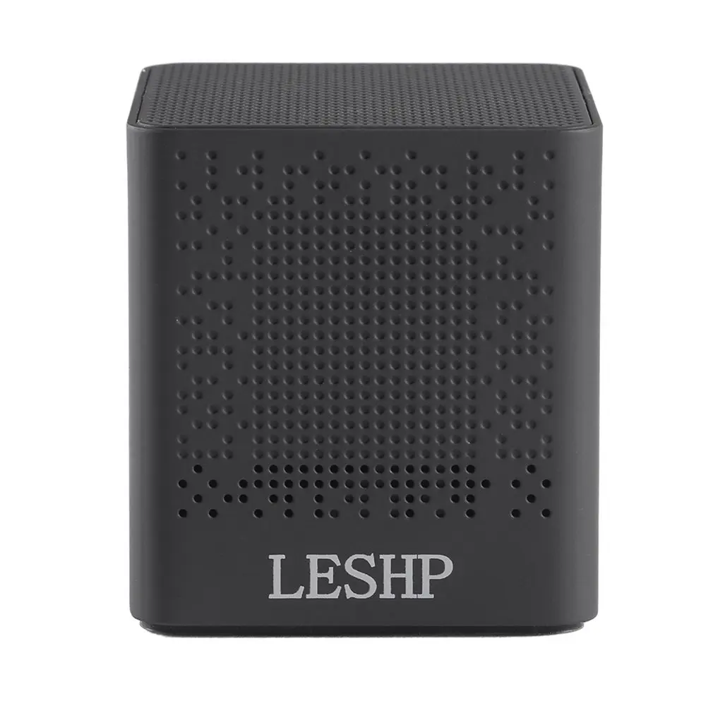 LESHP BM13 Black Square 20HZ-20KHZ Portable Speaker Wireless Speakers V3.0 Built-in 3.7V/800mAh Battery LESHP BM13 Black Square 20HZ-20KHZ Portable Speaker Wireless Speakers V3.0 Built-in 3.7V/800mAh Battery