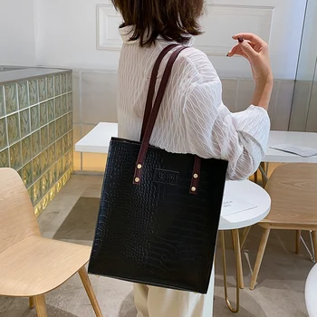 

Fashion Crocodile Pattern Women Handbag PU Ladies HandBags Handbags Women Bags Shoulder Bag for Women