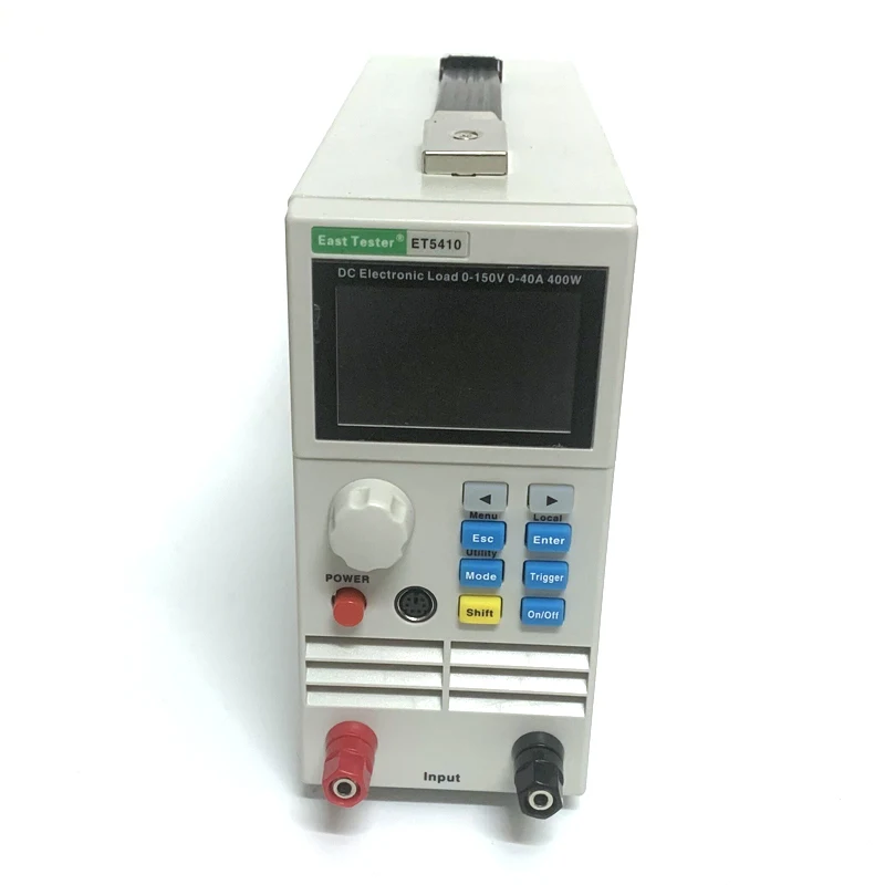 ET5410 Профессиональный программируемый 150V 40A 400W DC Электрическая нагрузка цифровой контроль DC нагрузка электронный тестер батареи ET5410 Профессиональный программируемый 150V 40A 400W DC Электрическая нагрузка цифровой контроль DC нагрузка электронный тестер батареи