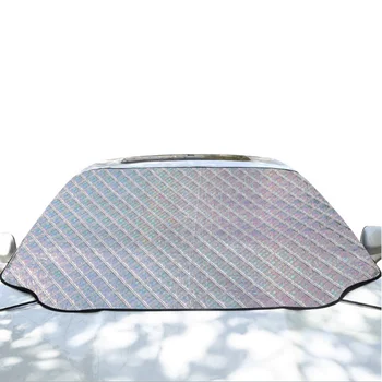 

The car windshield shading 100% blocks ultraviolet rays and blocks heat insulation The magnet reflects the sunlight firmly