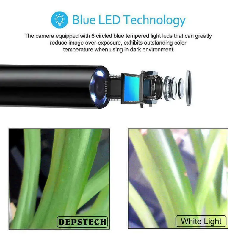 

3 In1 Android Endoscope IP67 Waterproof Borescope USB Inspection Camera Useful
