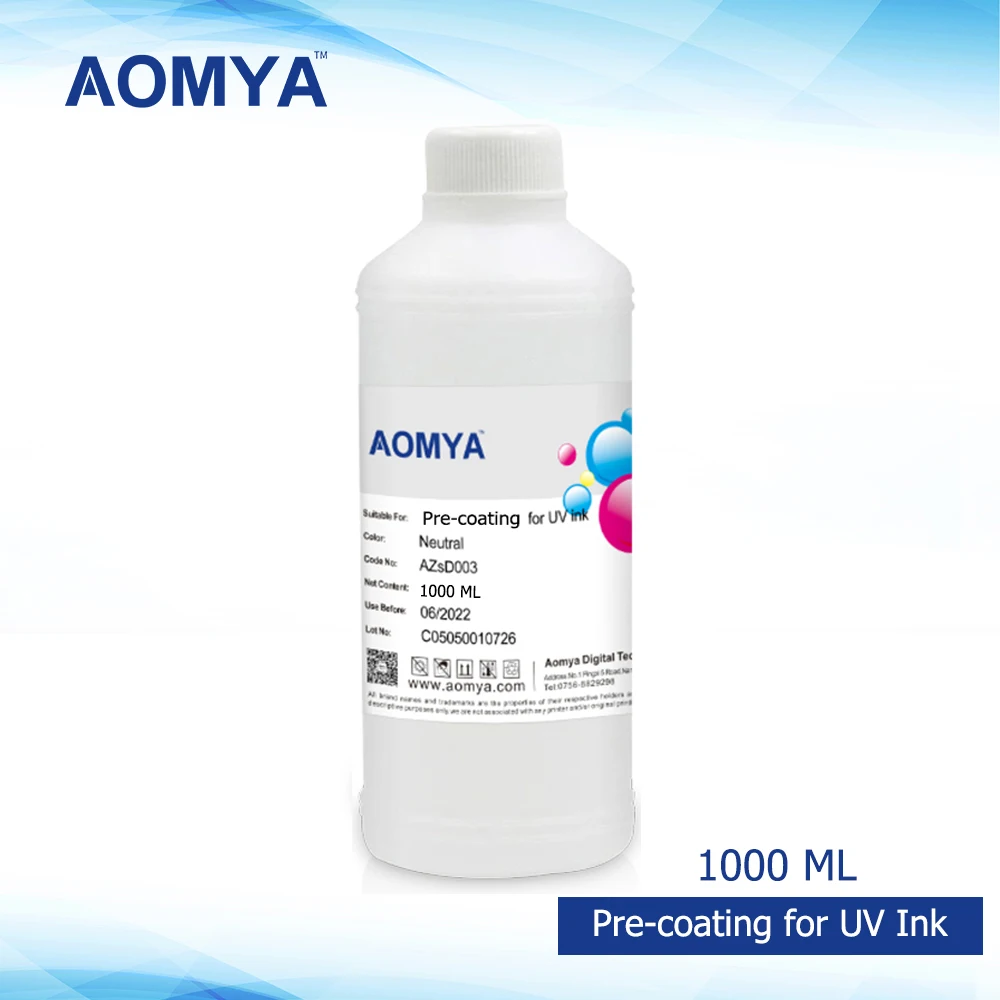 [1000ml] Pre-coating for UV ink/UV mercury ink /3D LED Ink smooth surface glass or metal printing | Компьютеры и офис