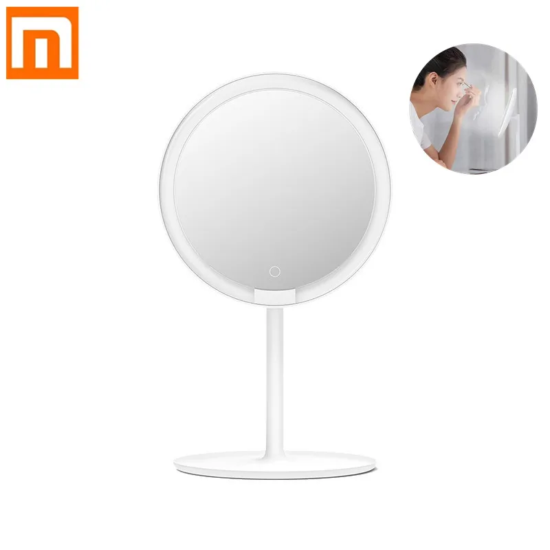 Xiaomi Mijia светодиодный макияж зеркало портативный Перезаряжаемый яркость