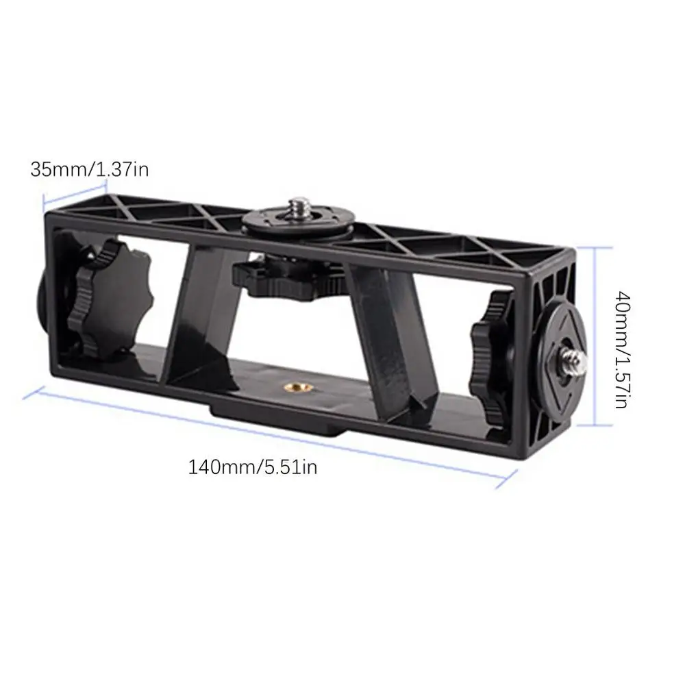 Три положения Live держатель для нескольких устройств многофункциональная камера DSLR 3 Кронштейны камера стенд стабилизатор зажим фиксированный зажим