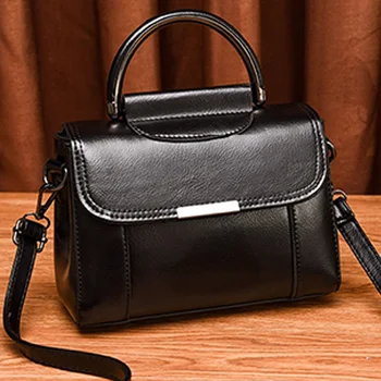 

European and American fashion women's bags PU fashion women's bags oil leather European and American women's bags