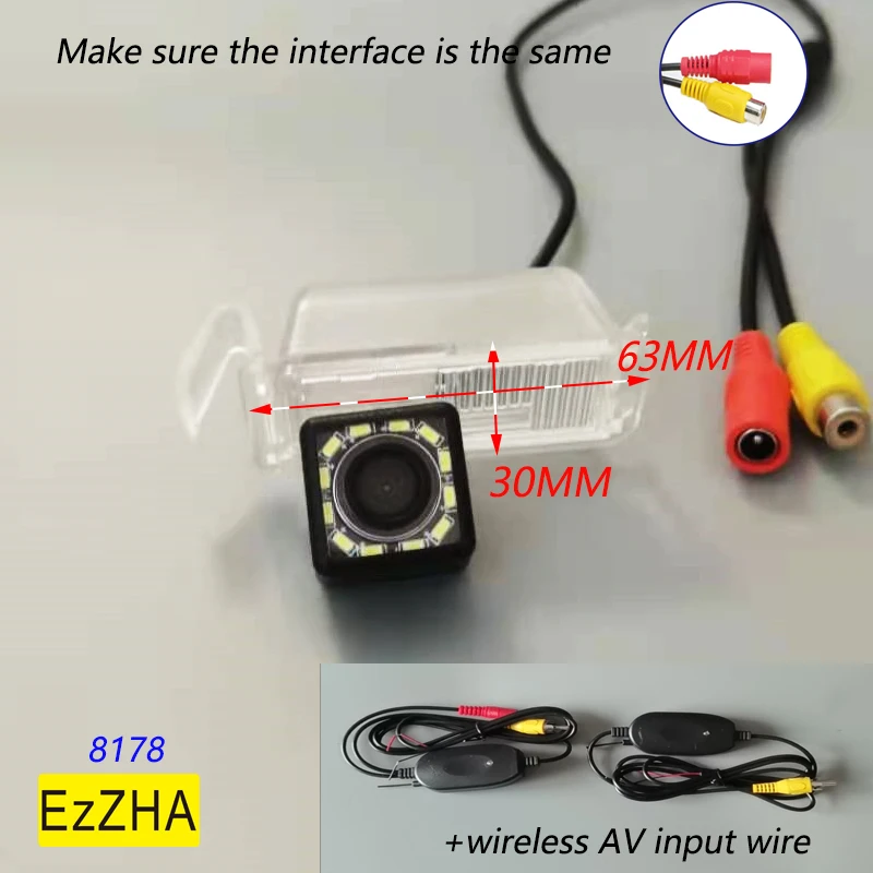 

4 LED Dynamic/Fixed HD Fisheye Rear View Camera For Chevrolet Sail 2010 2011 2012 2013 2014 2015 2016 2017 2018 2019 Car Monitor
