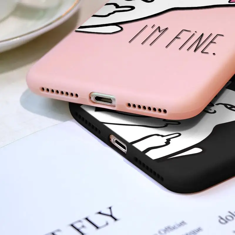 Чехол для iPhone 6, 6 S, 7, 8 Plus, XR, XS, Max, X, 5, 5S, SE, чехол для телефона, для iPhone 11 Pro, Max, мягкий ТПУ, конфетный цвет