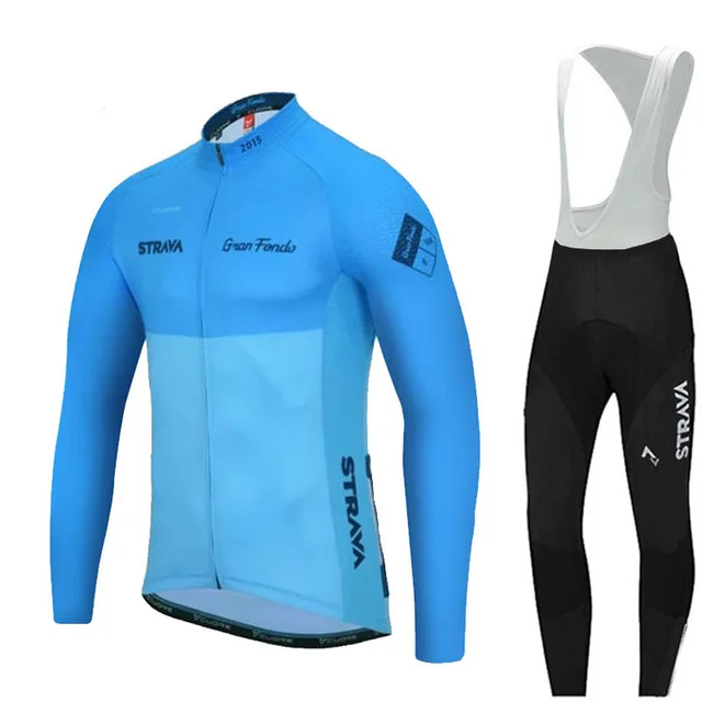 strava длинный рукав Велоспорт Джерси Набор мужская одежда go pro roupa de ciclismo maillot ciclismo Велоспорт ropa ciclismo hombre - Цвет: C13