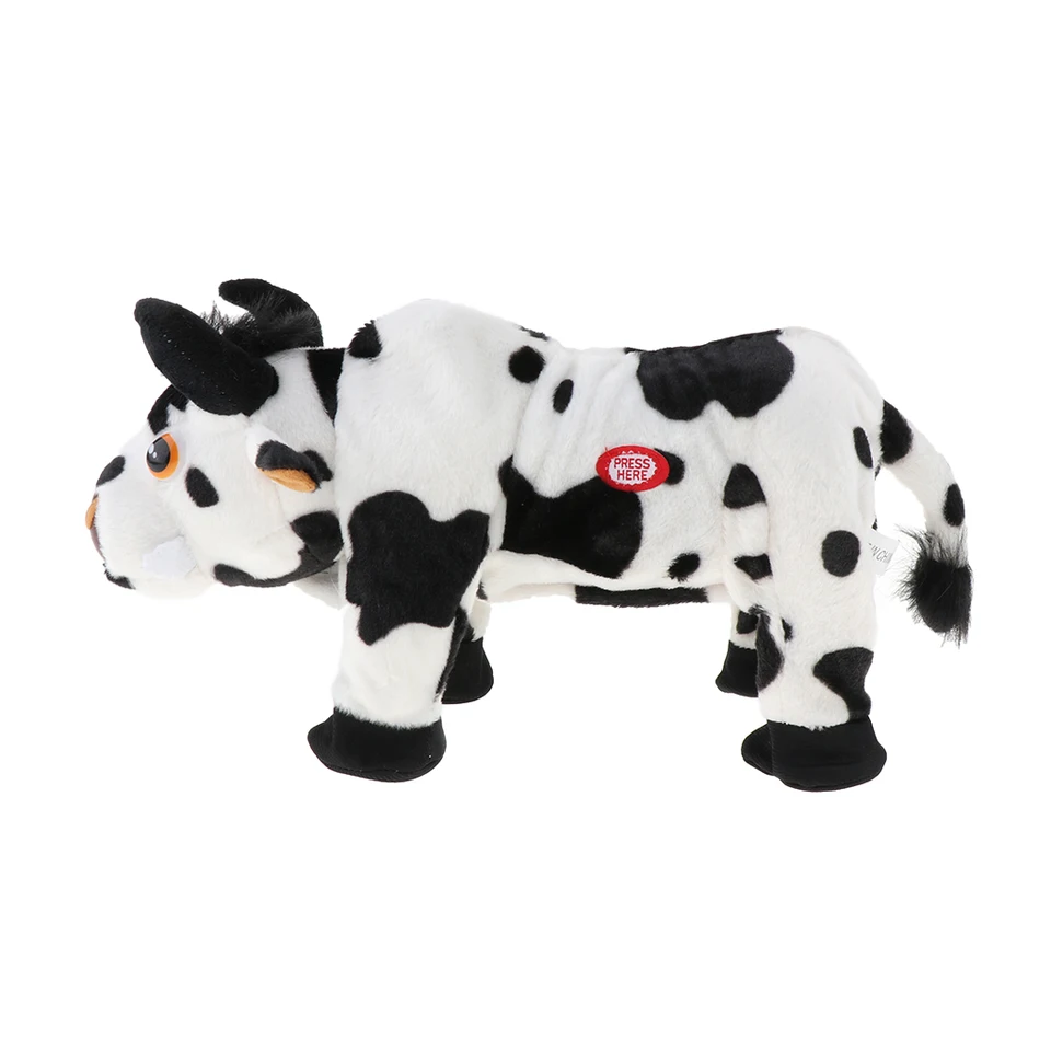 walking mooing cow toy