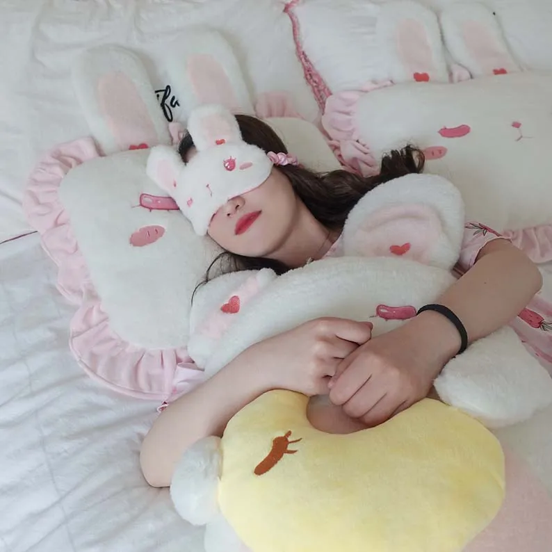Candice guo милые плюшевые игрушки сладкий кролик Bobo сердце уши Кролик мягкий глаз маска Девочка День рождения Рождественский подарок 1 шт