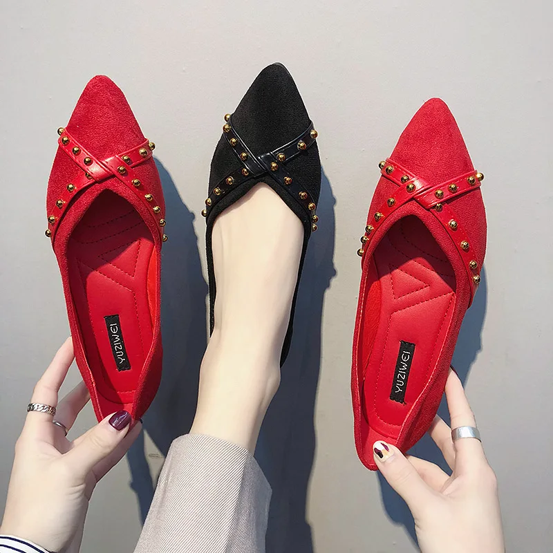 

2019 New Style Korean-style Shoes Small Leather Shoes Pointed-Toe Driver's Shoes Workplace Work Shoes Spring And Summer-Versatil