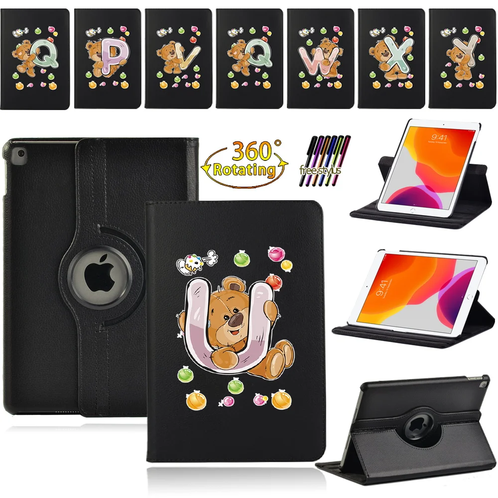 

For Apple IPad 2 3 4/ Mini 4/5 Case 360 Degrees Rotating PU Leather Cover for IPad 5/6/7/8th Stand Cases Smart Tablet