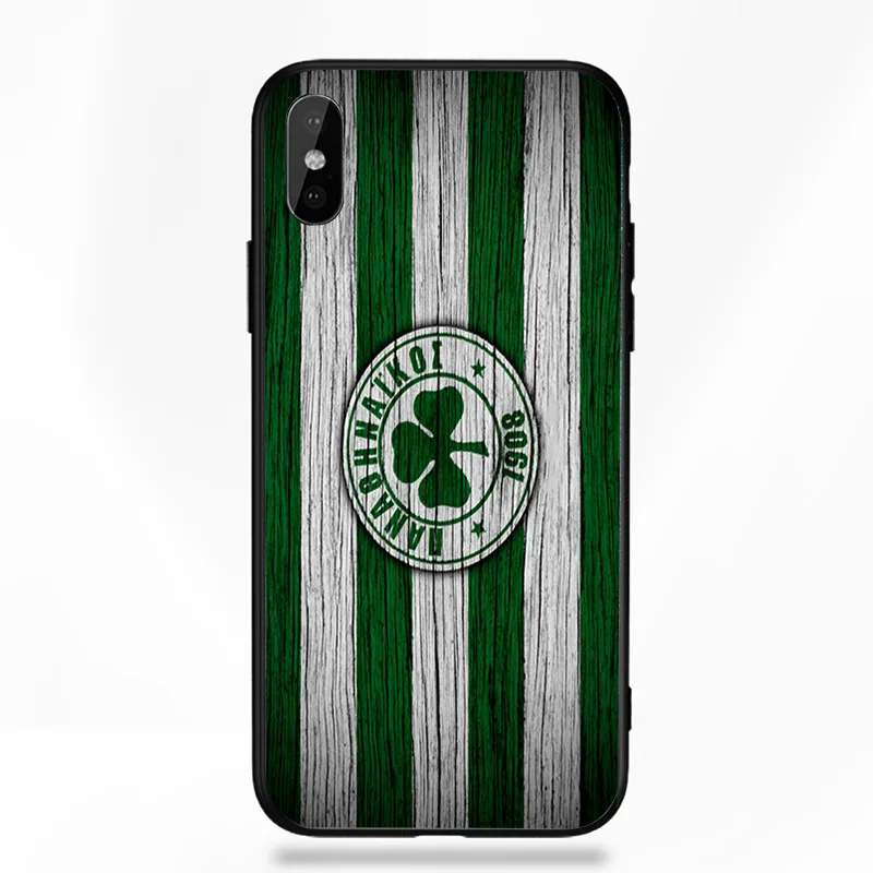 Чехол для телефона Macheda для iphone DIY для Panathinaikos FC чехол черный мягкий TPU для iphone 11Pro X XR XS MAX 7 8 7plus 6 6S 5S SE 5