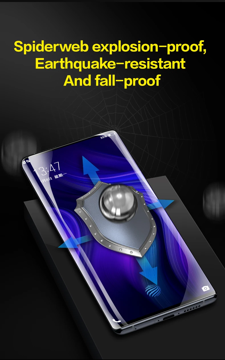 SmartDevil NEX 3 Screen Protector for VIVO NEX 3 Full Cover HD Clear Hydrogel Film NEX 3 high-definition Film