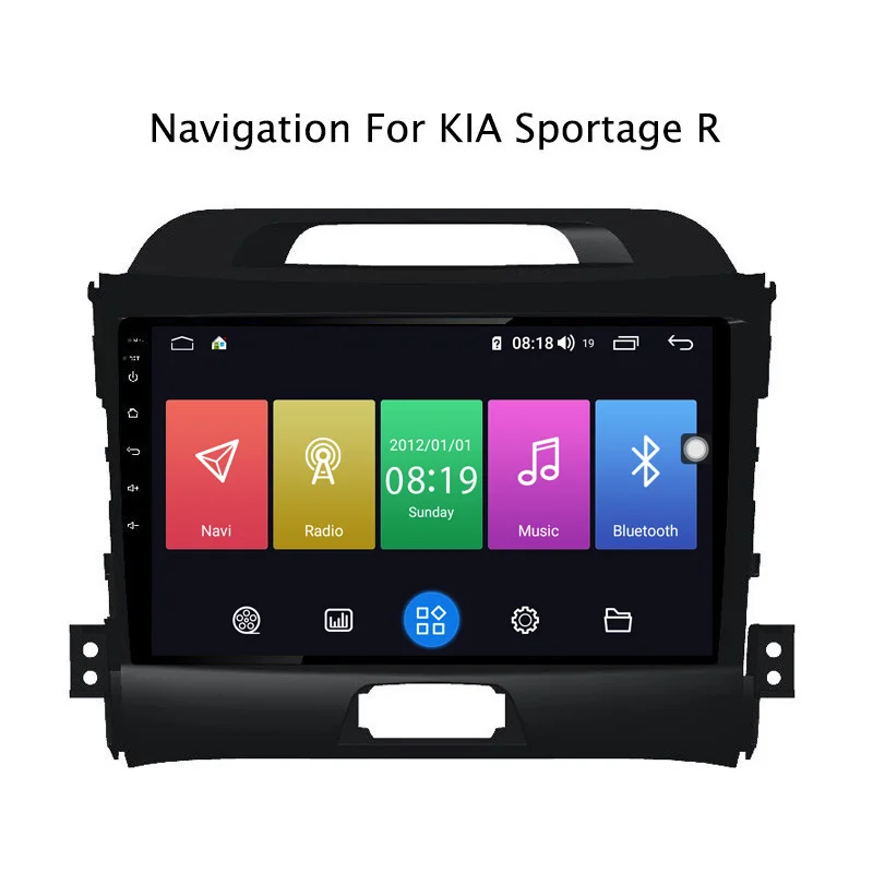 Flash Deal Ectwodvd 9inch Andriod 8.1 Car DVD GPS For Kia Sportage R 2010-2016 4G RAM 64G ROM CarPlay DSP 4G LTE with WIFI 0