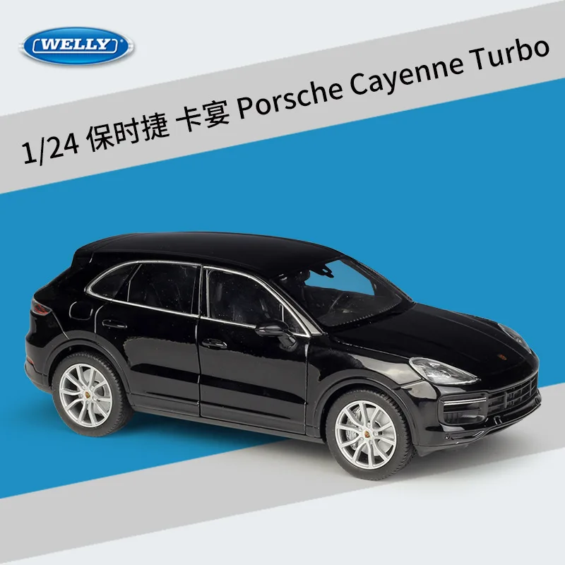 Porsche Cayenne Welly 1:24 Porsche Cayenne красный автомобиль сплав модель автомобиля моделирование автомобиля украшение коллекция подарок игрушка Литье модель игрушка для мальчиков - Цвет: Porsche Cayenne