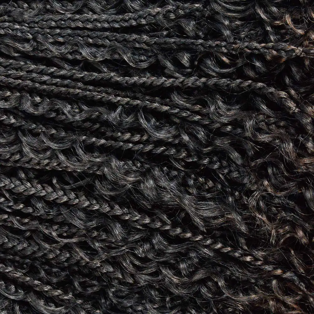 box braid crochet hair for black women Crochet Braids with Curly Ends 16 Strands/Pack Crochet Box Braids Hair