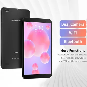 

P80h 8 inch Android 10.0 Tablet Quad Core Dual Cameras GPS 1.3GHz 2GB RAM 32GB Unisoc SC7731E Quad Core Processor Android