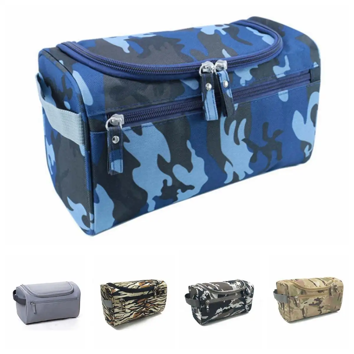 

Casual Men Hanging Cosmetic Bag Business Makeup Case Women Travel Make Up Zipper Organizer Storage Pouch Toiletry Wash Bath Kit