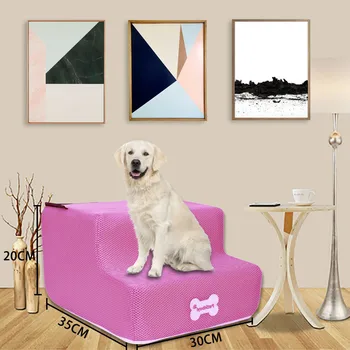 

Pets Steps Mesh Pet Non-slip Bottom Stairs And Ladder Cover Combination For Dogs Puppy Cat Bed Cushion Mat Perros Cama Perro
