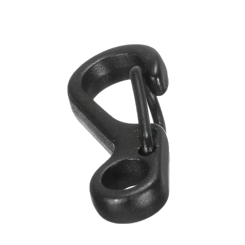 

2.5X1cm Alloy Carabiner Camp Snap Clip Hook Keychain Keyring Hiking Climbing Tool Silver Black Grey