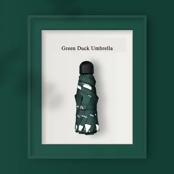 

Fashion sunny and rainy umrbella cute duck cartoon umbrella UV protection umbrella for male and female clear fresh umbrella