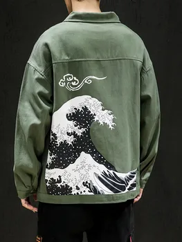 

Oversize M-5XL Printing Single Breasted Baseball Jacket New Brand Men 2019 Fashion Casual Streetwear Men Tops Cotton Soft Jacket