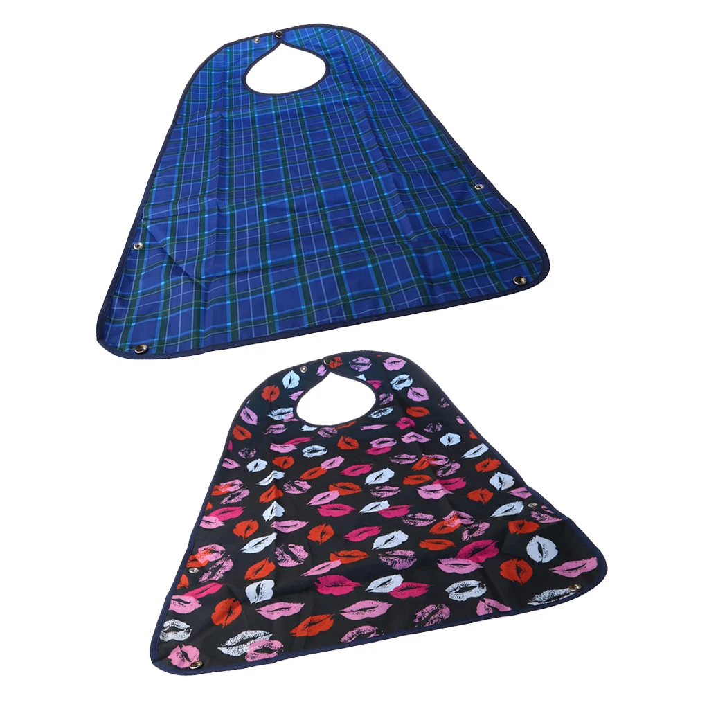 

Adult Bib, Absorbent Clothing Protector, Waterproof Bib, Keeps Mealtime Neat for Elder Bedridden Patients(2 Pack)