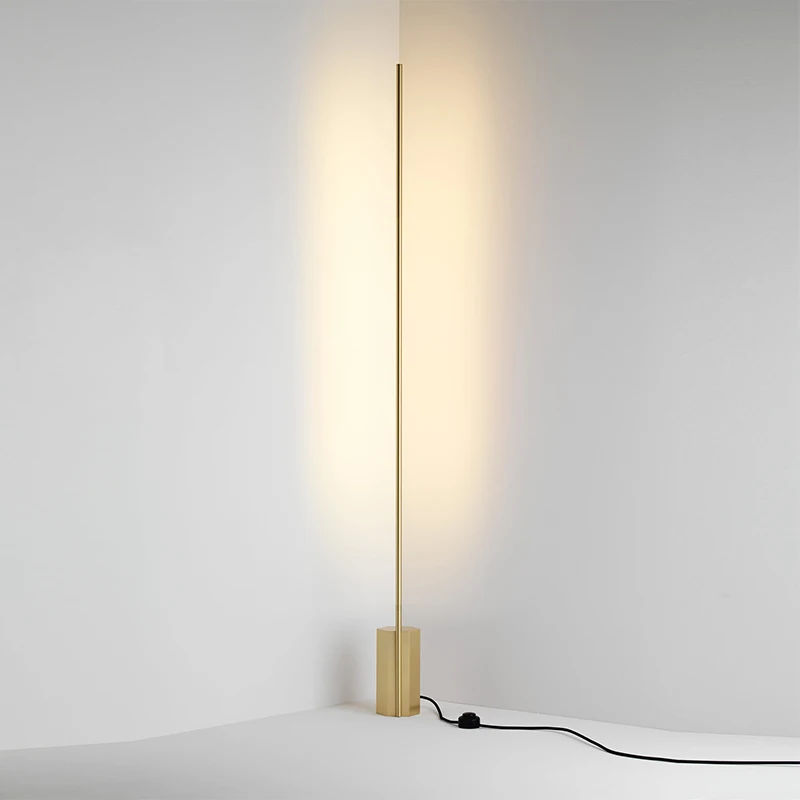 

Modern Simple Living Room Floor Lamp Nordic Bedroom Bedside Standing Lamp Study Creative Sofa Home Decor LED Vertical Floor Lamp