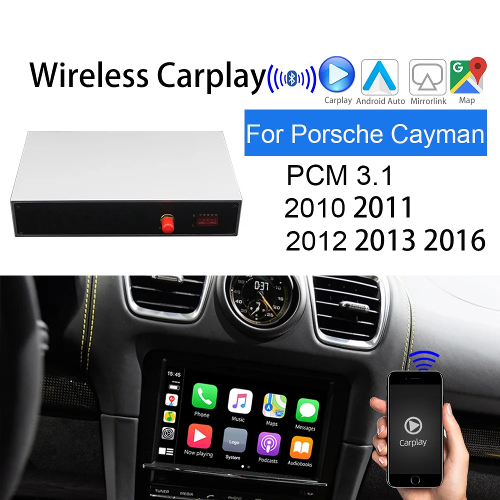 2-10 Wireless Apple CarPlay For Porsche Support Android Auto Upgrade Original Screen GPS MuItimedia Cayman Car play PCM 3.1