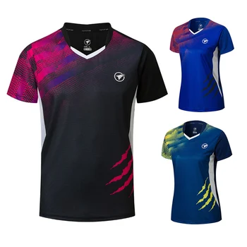 New Badminton shirts Men/Women , sport shirt Tennis shirts , table tennis t-shirt , Quick dry sports training t-shirts A121 1