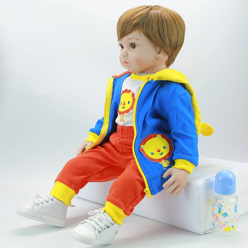 Rebron bebe 55 силиконовая Реалистичная кукла bebe регенерация мальчик девочка игрушка Сюрприз подарок на день детей Reborn boncas