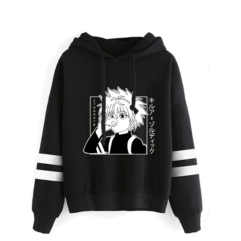 Мужская толстовка с капюшоном Hunter X для косплея в японском стиле аниме длинным