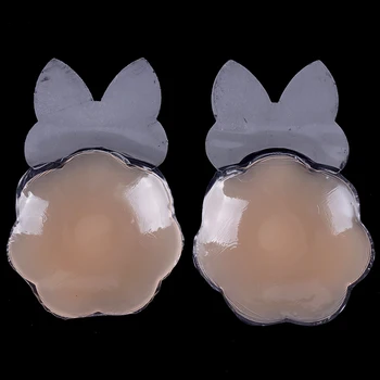 

1 Pair Chest Sticker Reusable Self Adhesive Silicone Breast Nipple Cover Bra Pad Invisible Breast woman intimates accessories