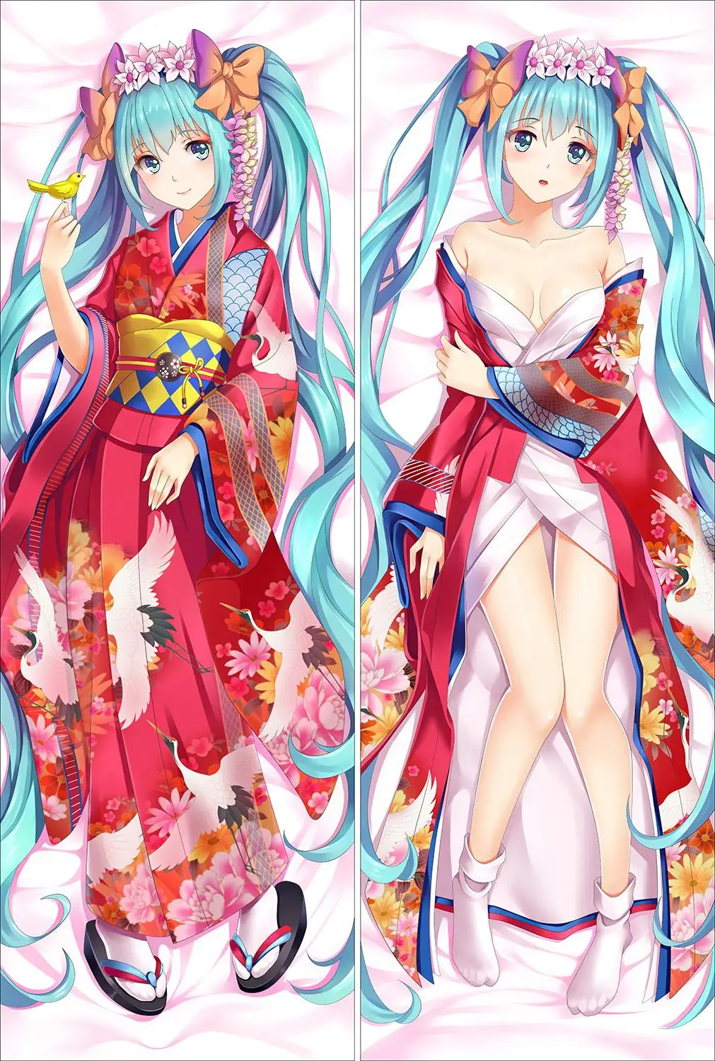 Аниме Vocaloid Dakimakura Чехол персонаж певица девушка Мику Хацунэ& лука мегурин Болстер чехол Bookaroido обнимает тело наволочка