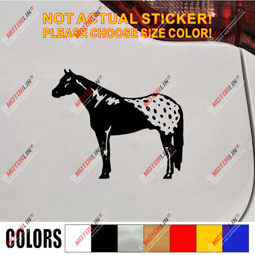 

Американская наклейка Appaloosa Horse, Виниловая наклейка для автомобиля, модель bkgrd c