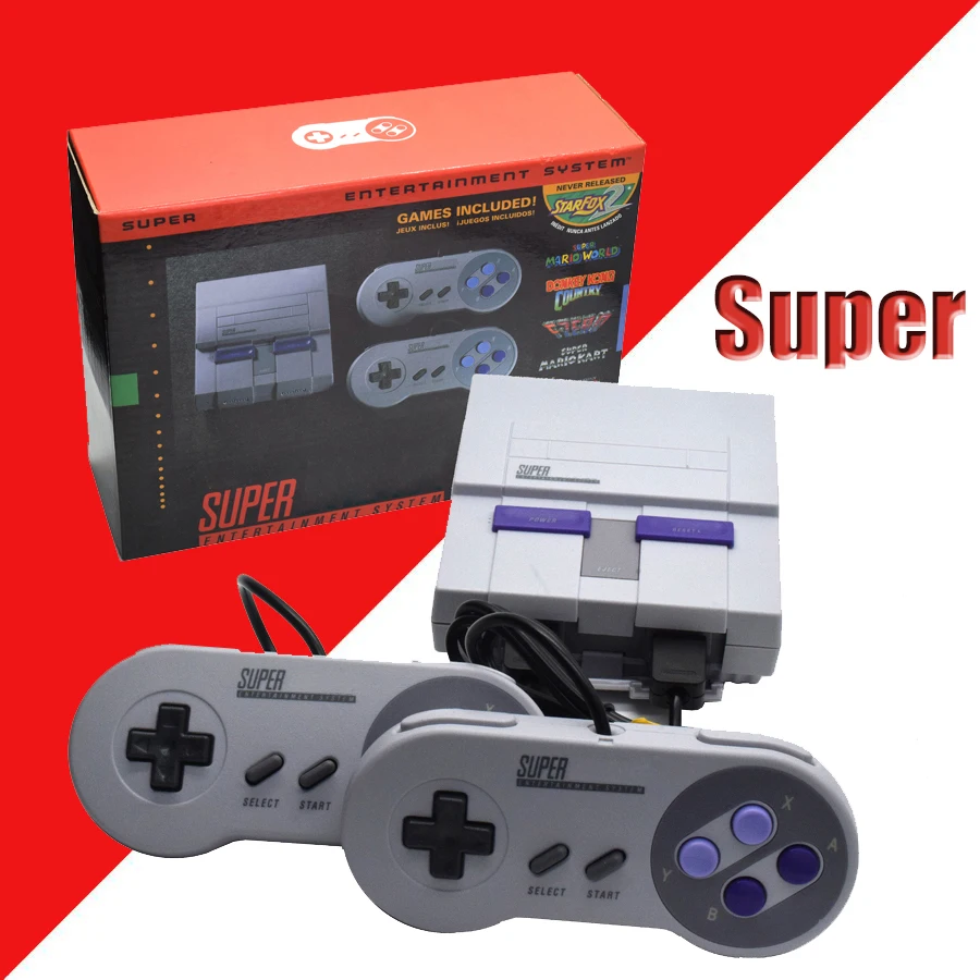 Супер HD HDMI выход SNES Ретро Классический Портативный Видео игровой плеер ТВ мини