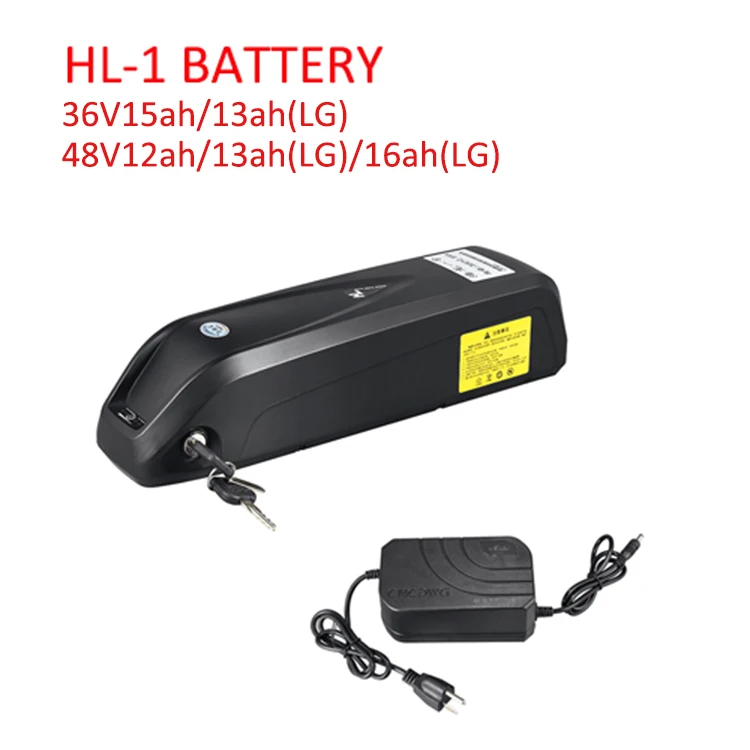 Аккумулятор для электровелосипеда 36 В/48 В 10ah/13ah/15ah/20ah батарея для электровелосипеда литиевая батарея Hailong LG 18650 с зарядным устройством 2A