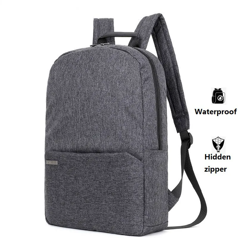 

Men Laptop Backpack for 15 ''Computer Mochila Escloar Waterproof School Backpack Bag for teenage Canvas Shoulder Backpack