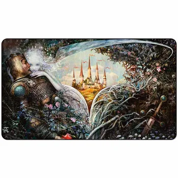 

60x35cm Size (24 x 14 inch) TCG Playmat: THRONE OF ELDRAINE TEASER Playmats Board Game Mat