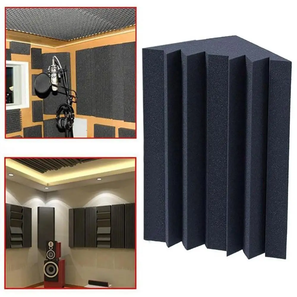 Soundproofing Foam Acoustic Bass Trap Corner Absorbers for Meeting Studio Room | Обустройство дома