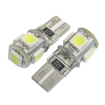 

Bright CANbus T10 Decoding Lamp with Heat Dissipation Aluminum Parts T105smd 5050 Led Width Lamp Car Led Light Car Accessories