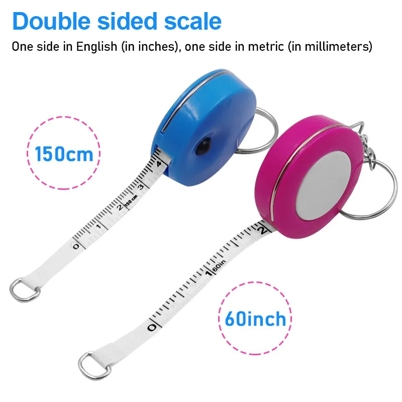 Double Scale Candy Color Mini Tape Measure Cute Tape Measure - Temu